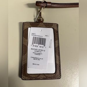 New with Tags Coach ID Holder